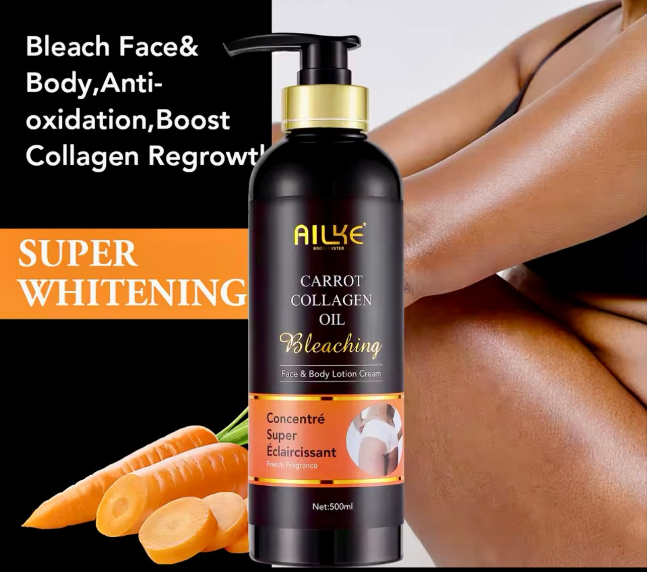 Whitening & Moisturizing Body Lotion with Collagen