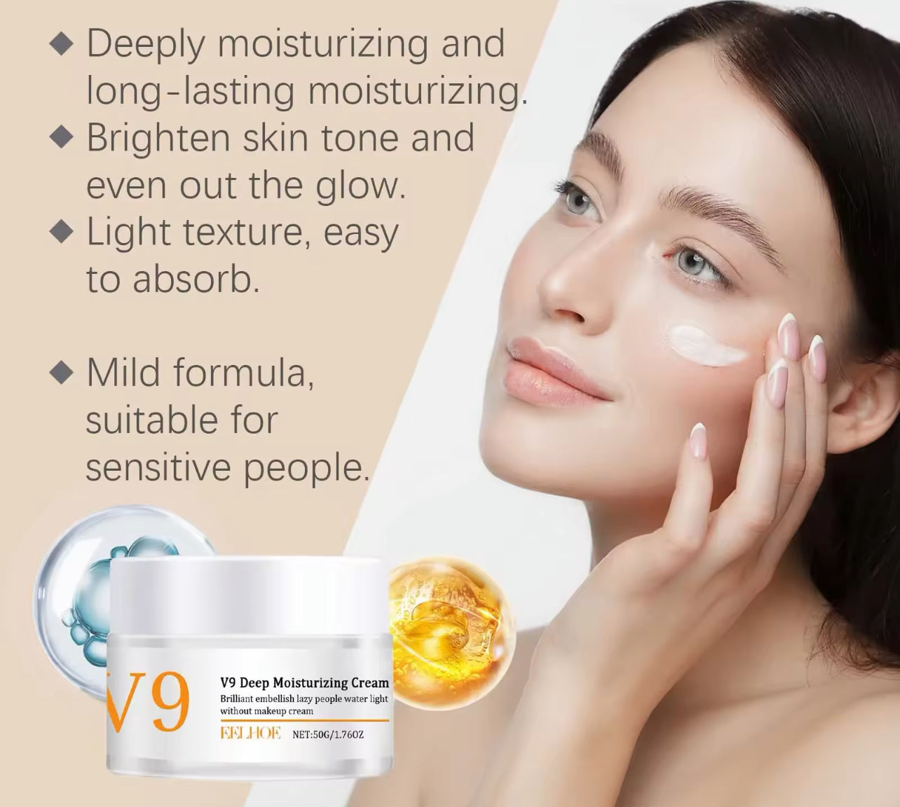 Deep Moisturizing & Brightening Face Creamer