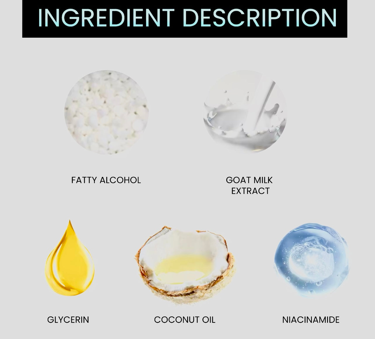 Goat Milk & Niacinamide Shower Gel Brightening & Moisturizing Body Wash