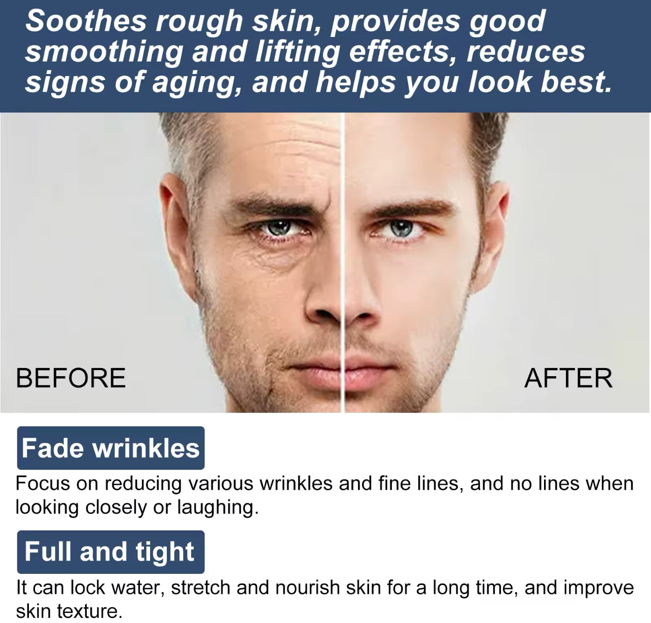 Men’s Skincare & Hair Care Kit Anti-Wrinkle & Strengthening