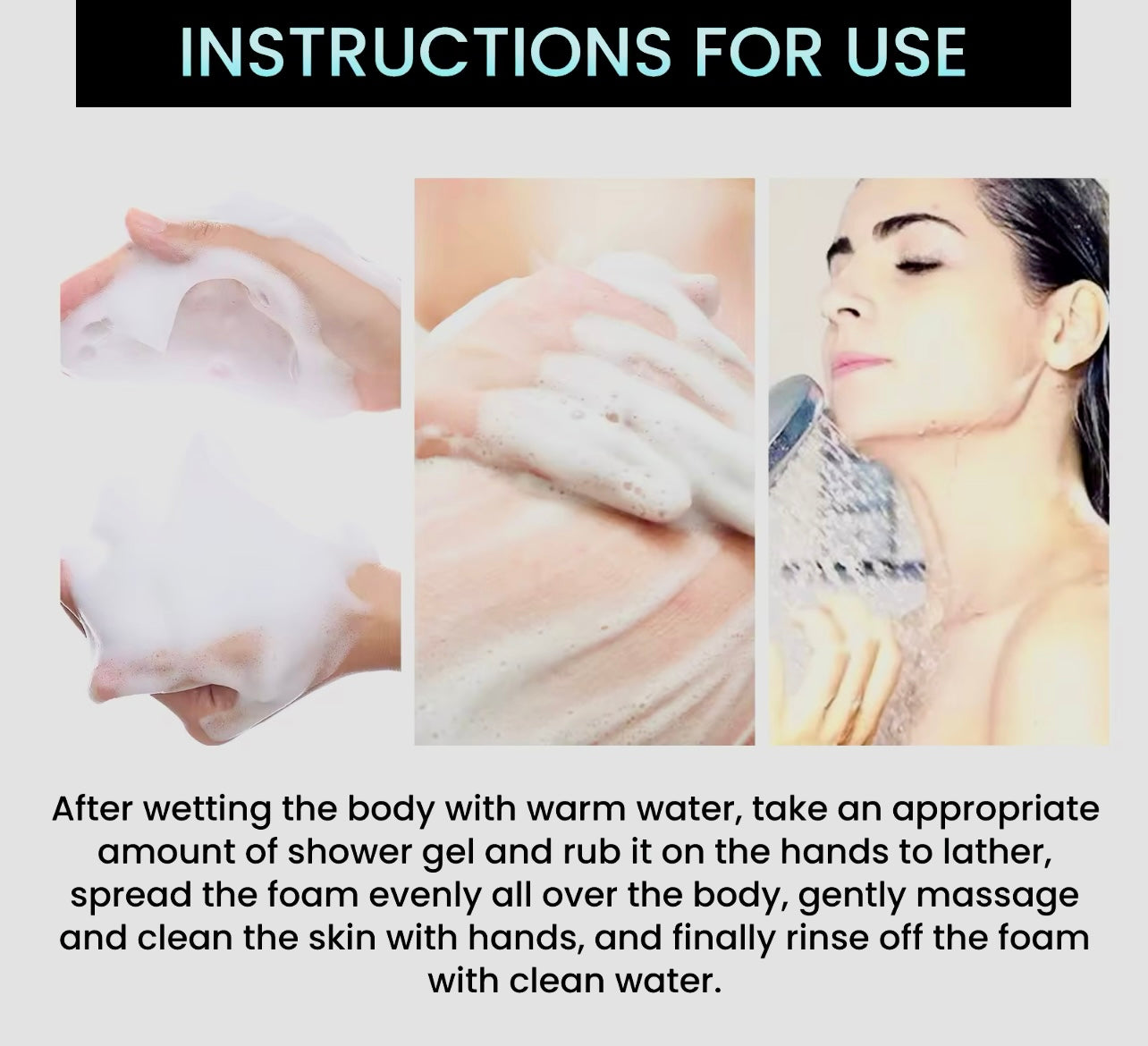 Goat Milk & Niacinamide Shower Gel Brightening & Moisturizing Body Wash