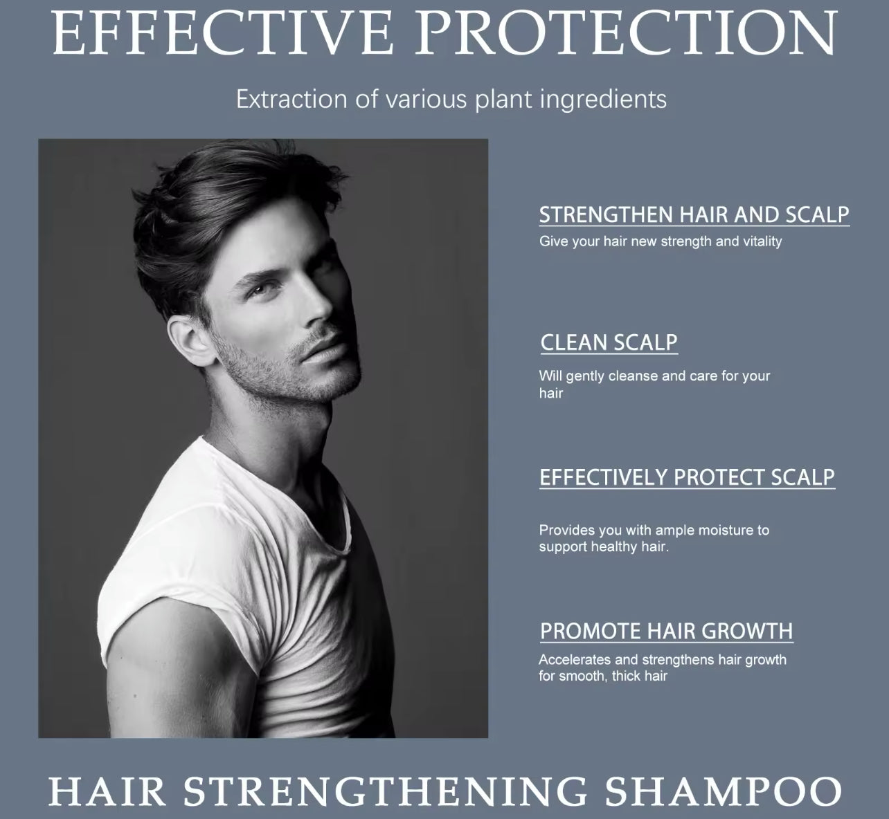 Men’s Skincare & Hair Care Kit Anti-Wrinkle & Strengthening