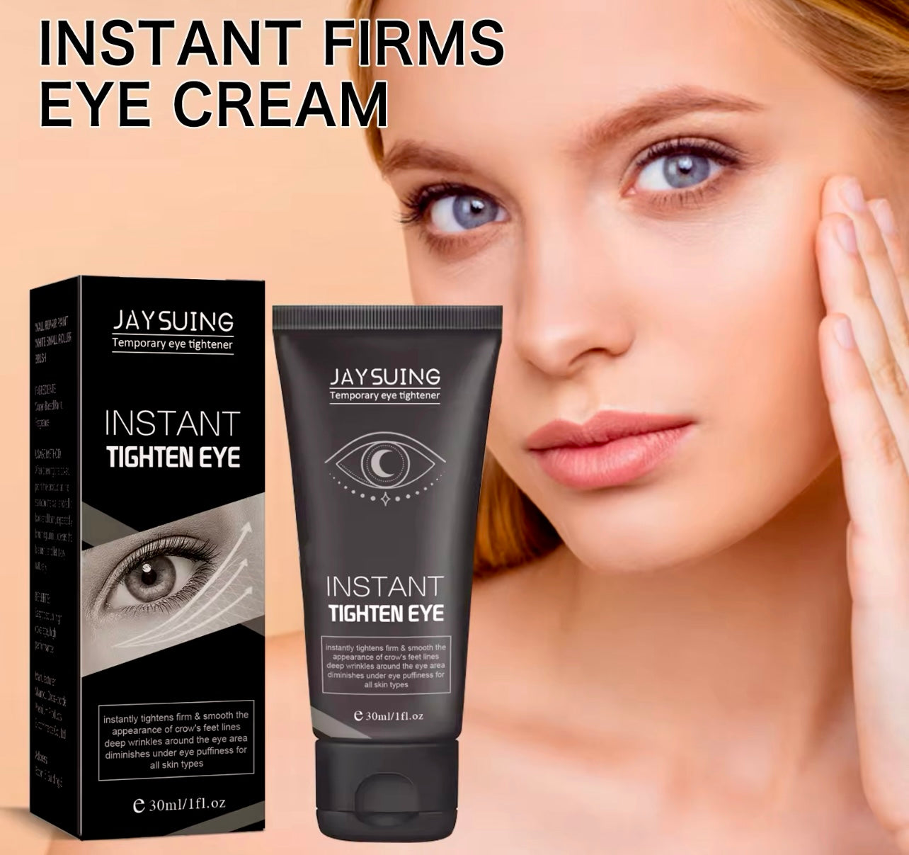 Firming Eye Cream Instantly Tightens & Reduces Puffiness