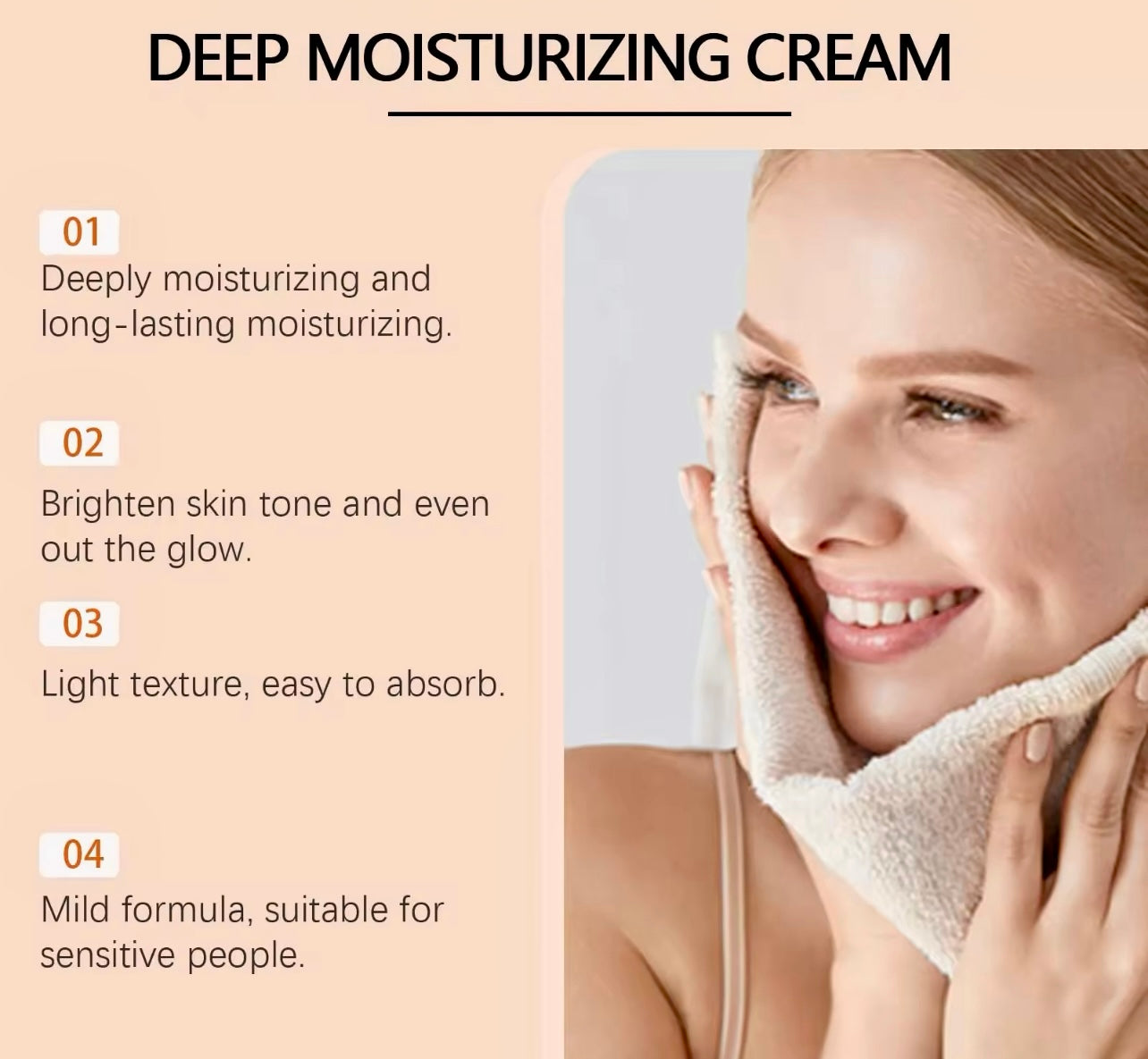 Deep Moisturizing & Brightening Face Creamer