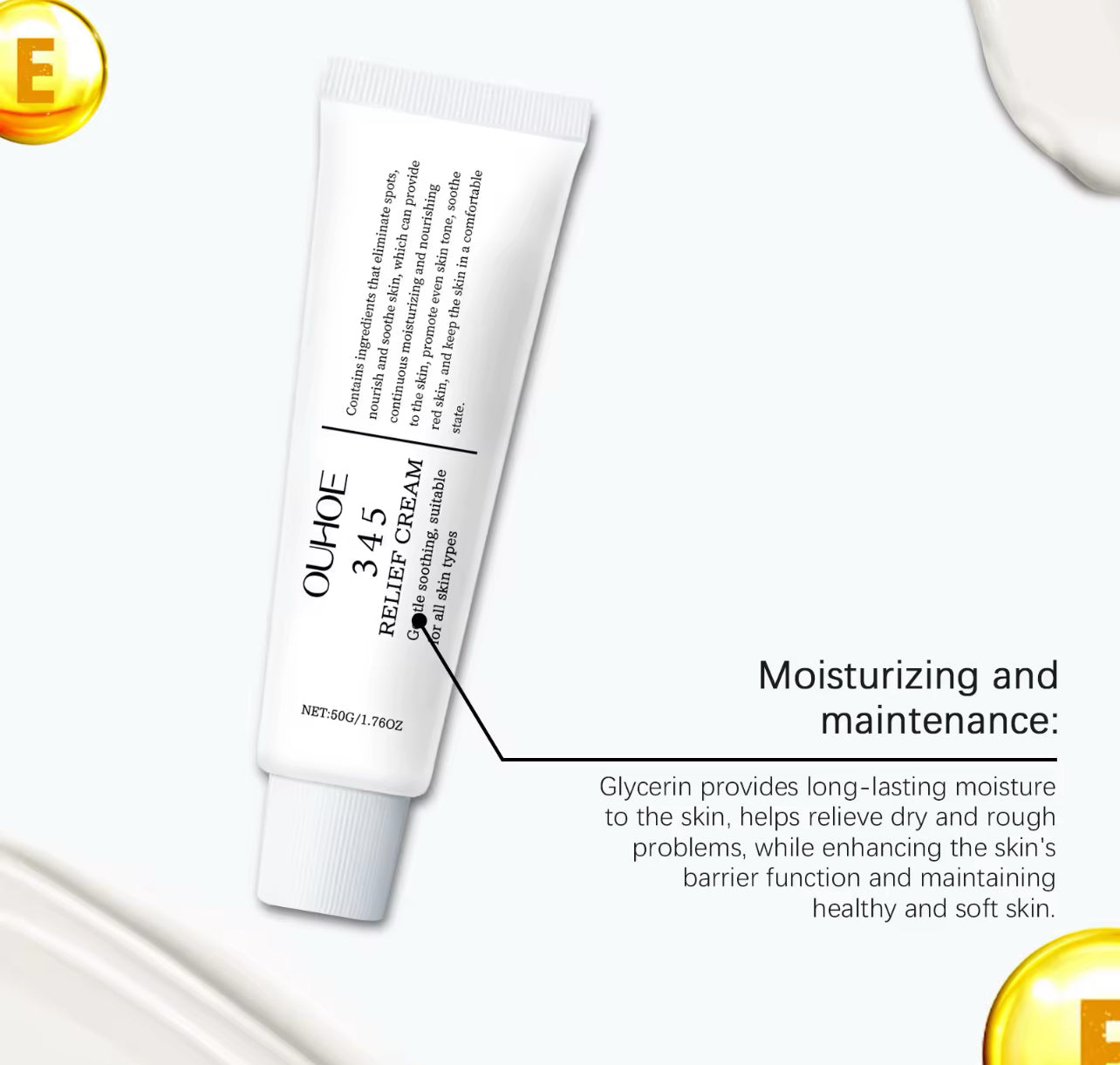 345 Relief Brightening Face Cream