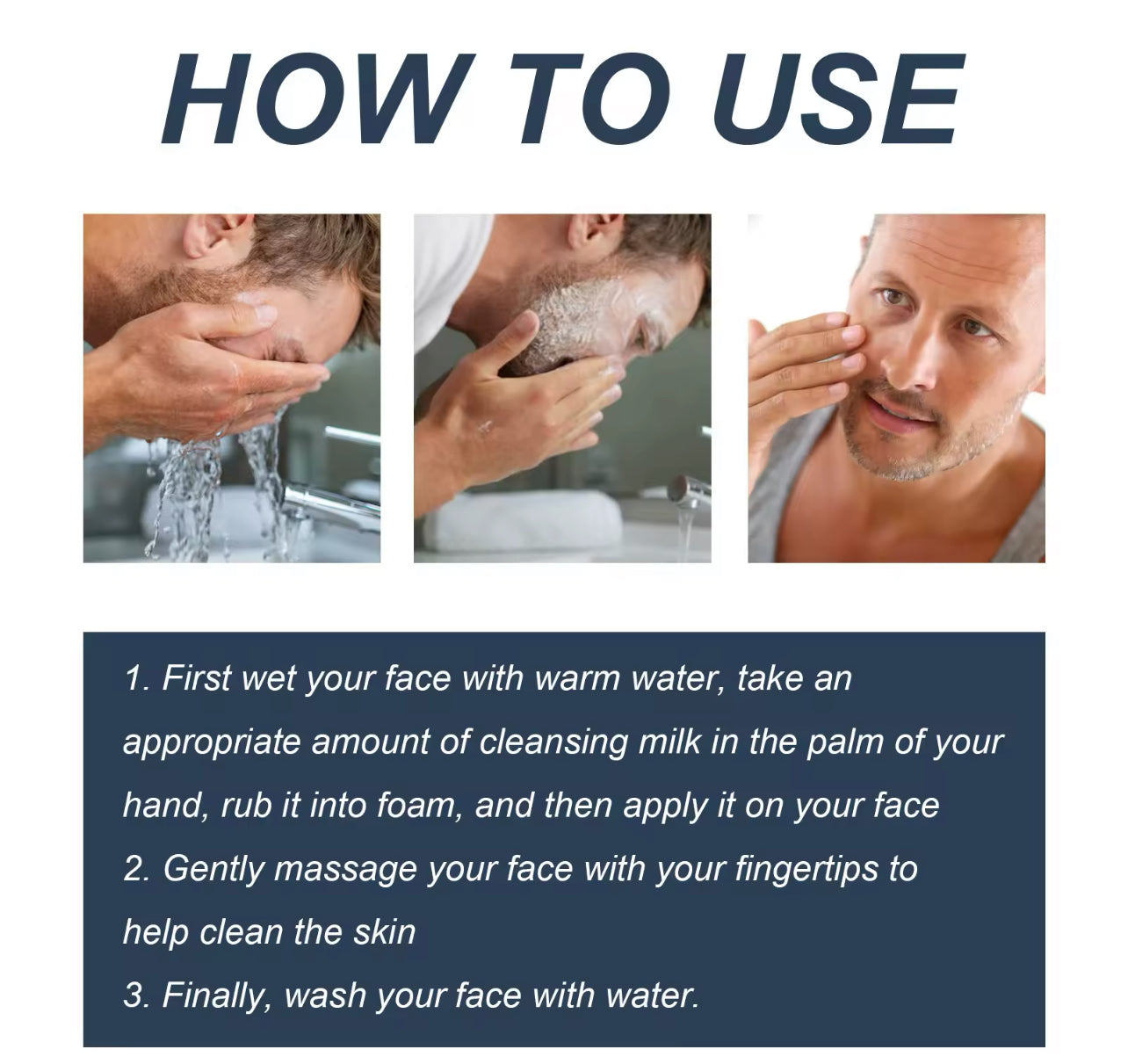 Men’s Skincare & Hair Care Kit Anti-Wrinkle & Strengthening