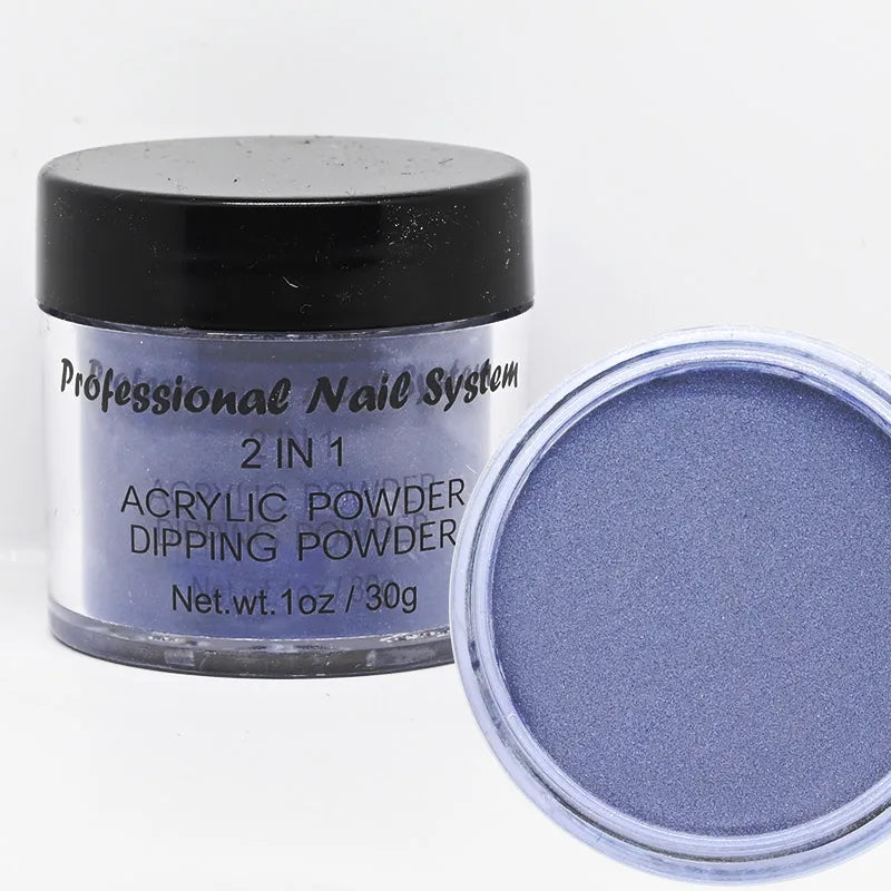 2-in-1 Acrylic & Dipping Powder – Nail Dust Pigment for French Dip, Glitter Manicure & Gel Polish, FAW53