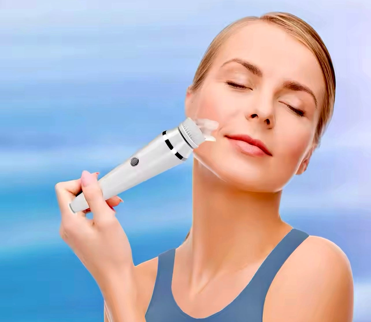 4-in-1 Rechargeable Facial Cleansing Brush Waterproof Deep Clean & Exfoliation Tool