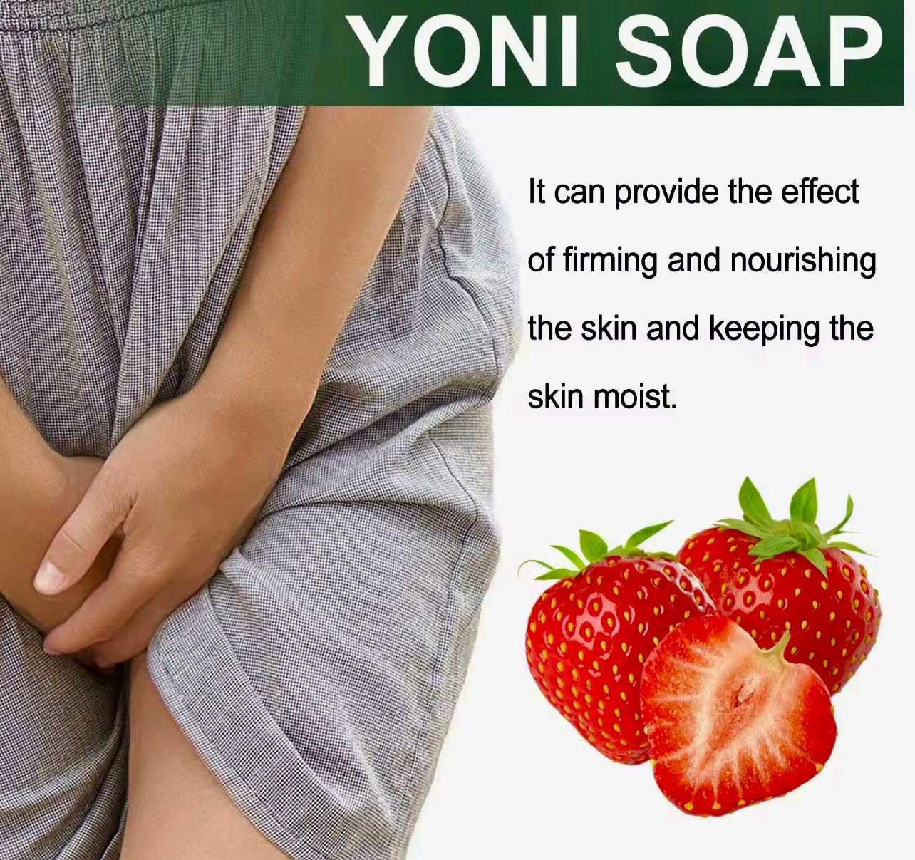 Strawberry Yoni Soap Feminine Hygiene & Odor Control
