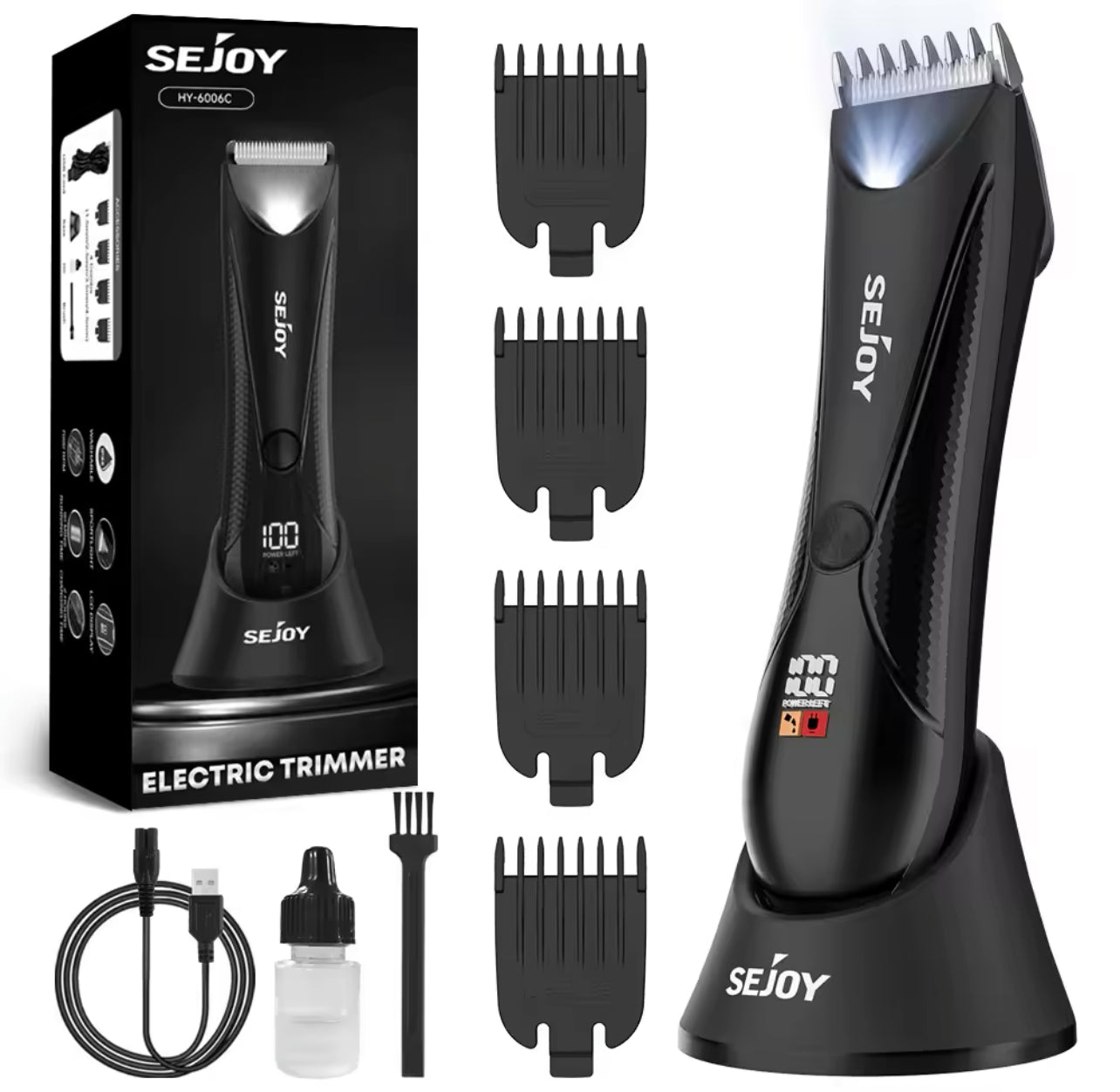 Men’s Grooming Kit Electric Hair Trimmer & Body Clipper