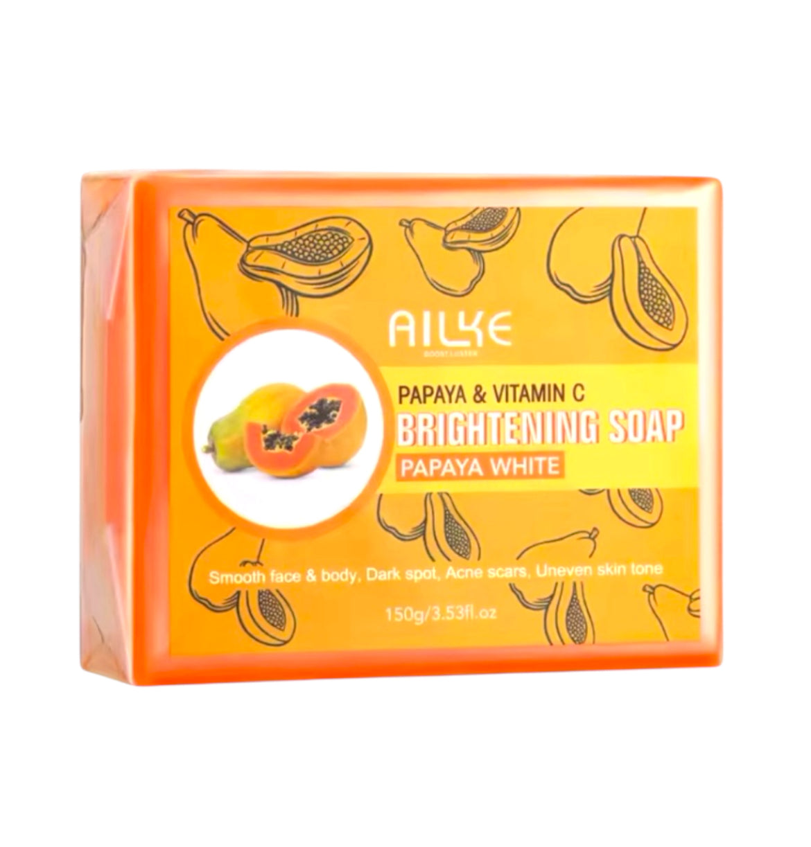 Organic Papaya Whitening Soap Brighten & Even Skin Tone