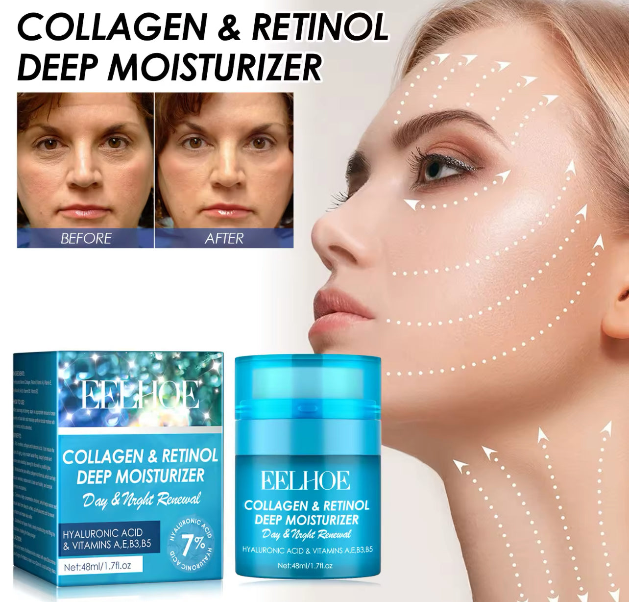 Retinol Anti-Wrinkle Lifting Cream Hydrating & Firming Formula