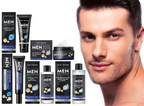 Hyaluronic Acid Facial Care Set for Men – Oil Control, Hydration & Skin Firming Moisturizer Kit