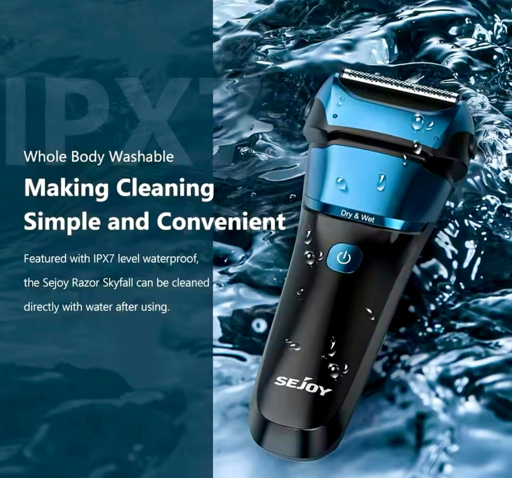 Electric Razor for Men Wet & Dry Foil Shaver & Beard Trimmer