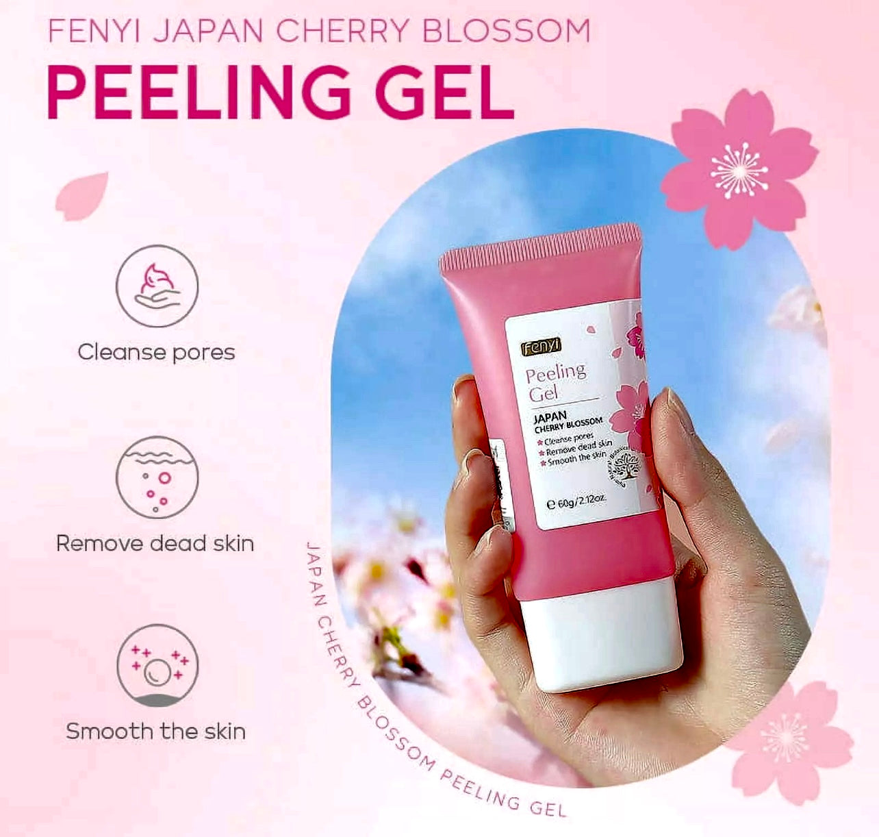 Cherry Blossom Face Peeling Gel Deep Clean & Brighten