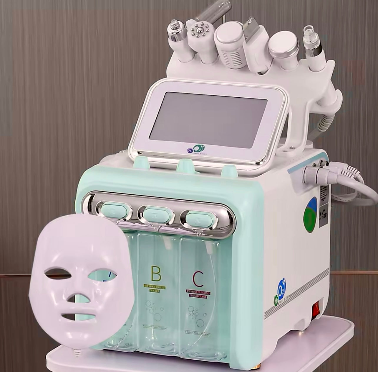 Hydro Microdermabrasion Facial Machine Aqua Peeling & Oxygen Jet Skin Scrubber