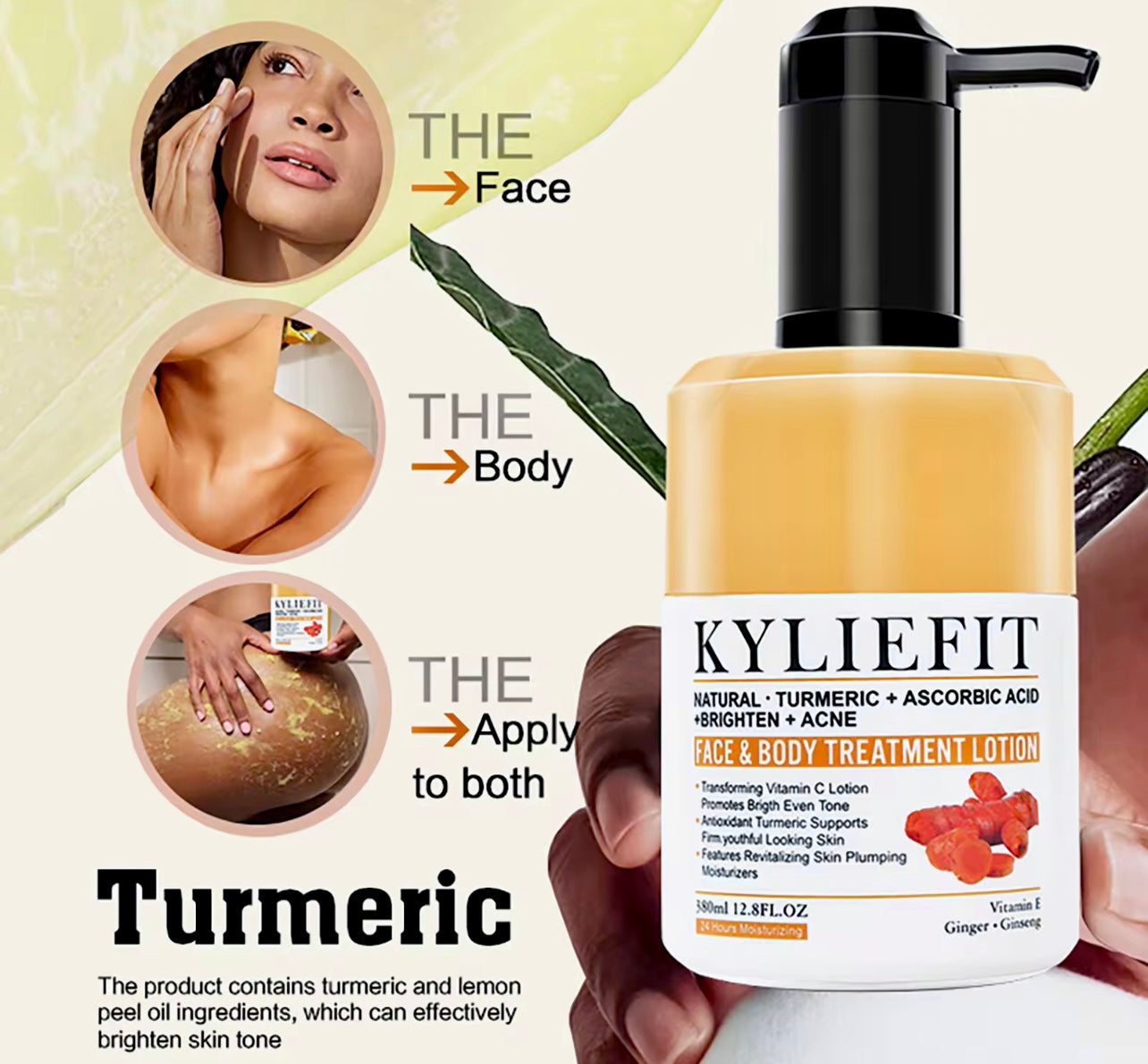 Natural Turmeric Brightening Body Lotion