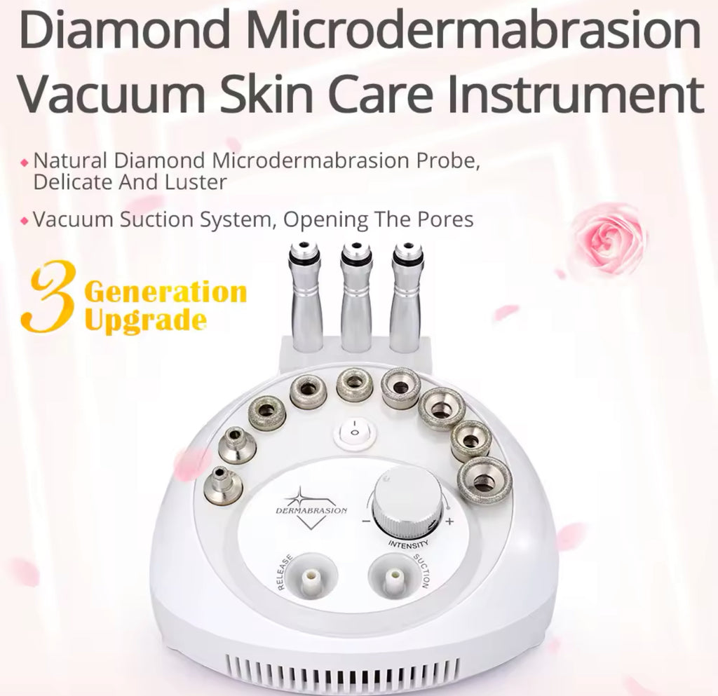 Professional Diamond Microdermabrasion Machine Exfoliation & Blackhead Removal System