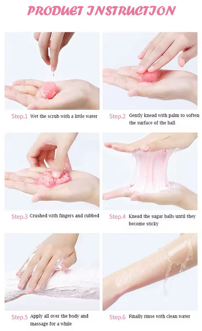 Strawberry Body Scrub Exfoliating & Hydrating Scrub