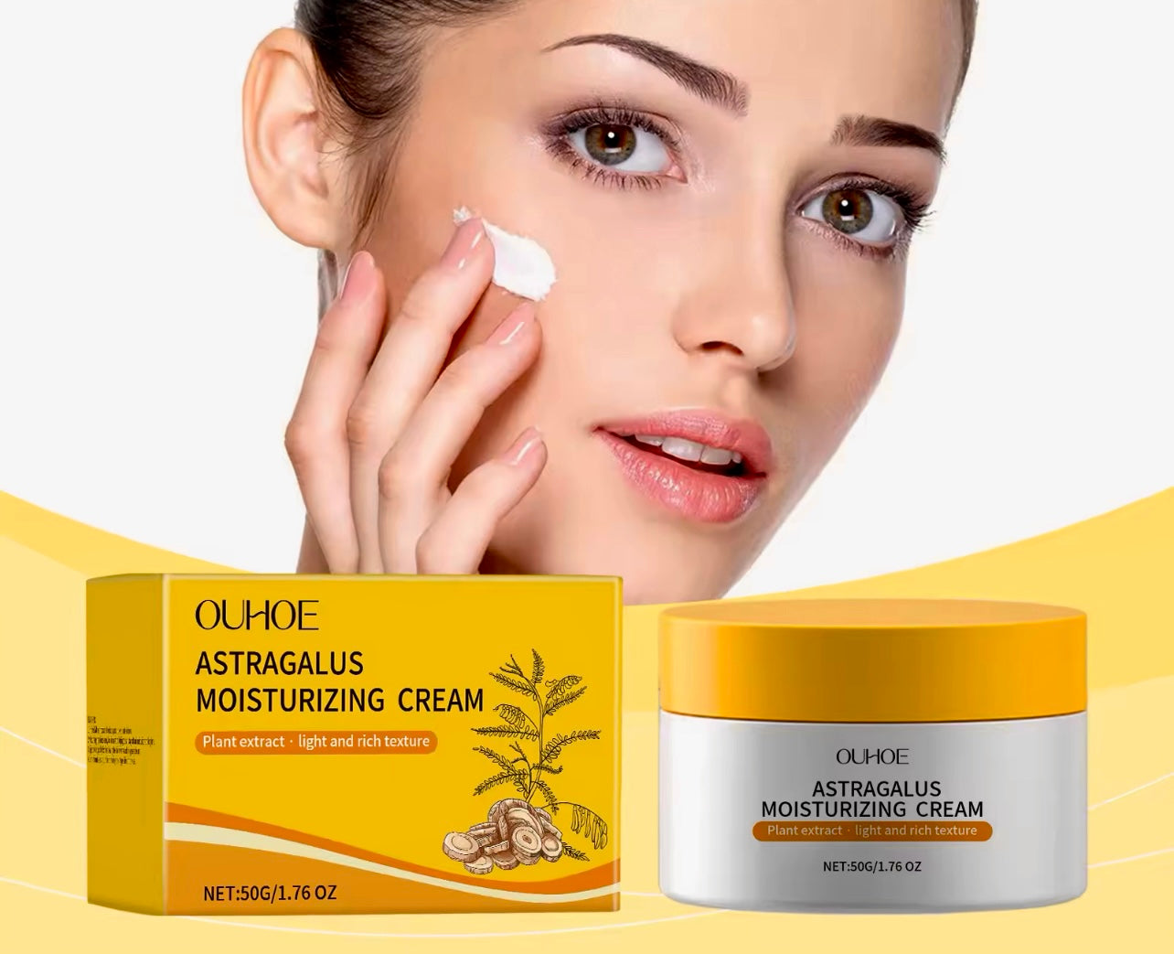 Astragalus Moisturizing Cream Hydrating & Tone-Perfecting Daily Moisturizer