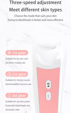 Blackhead Remover with Camera Pore Vacuum Tool with 3 Modes & 6 Heads