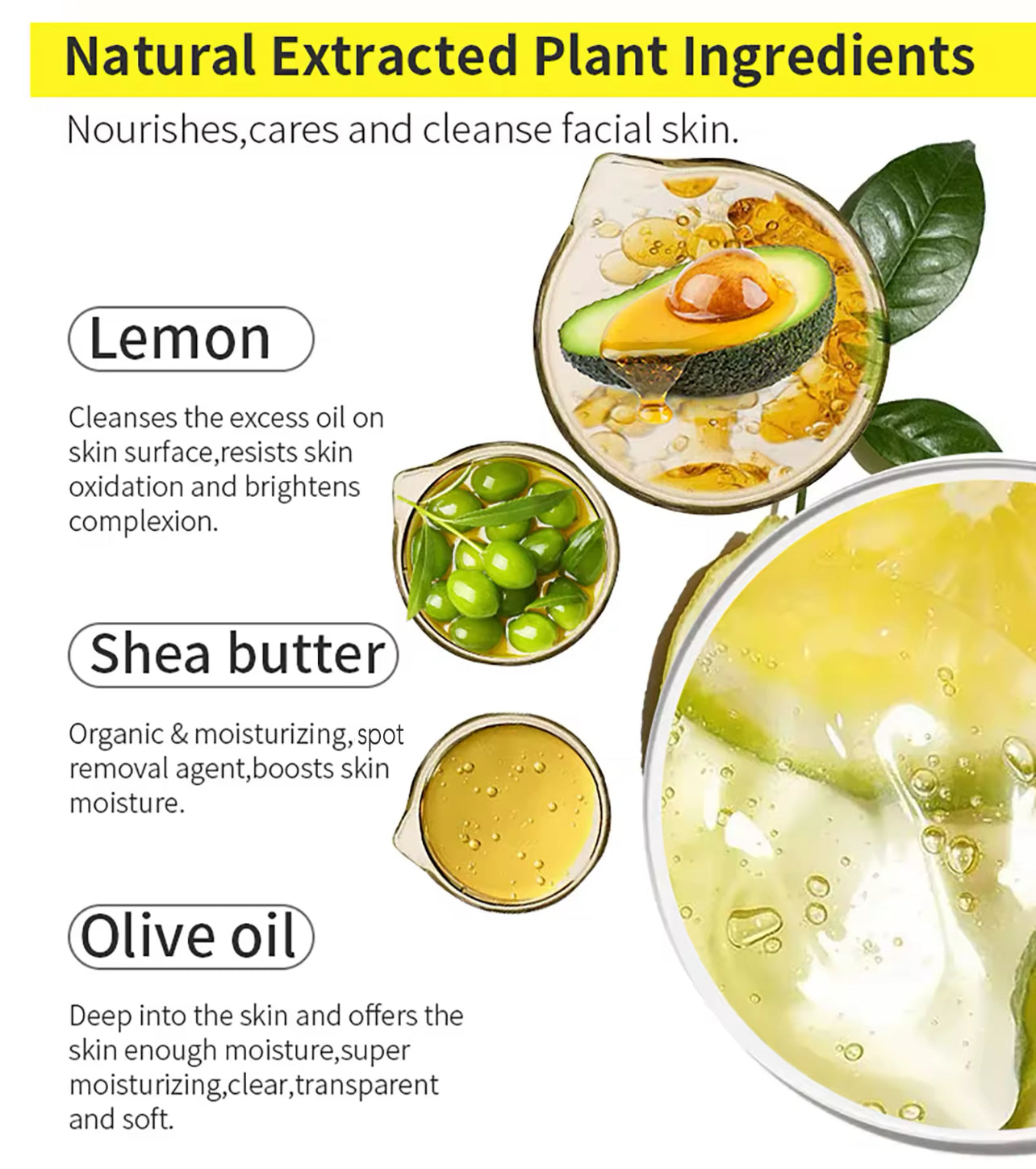 Organic Lemon Whitening Soap Acne & Dark Spot Remover