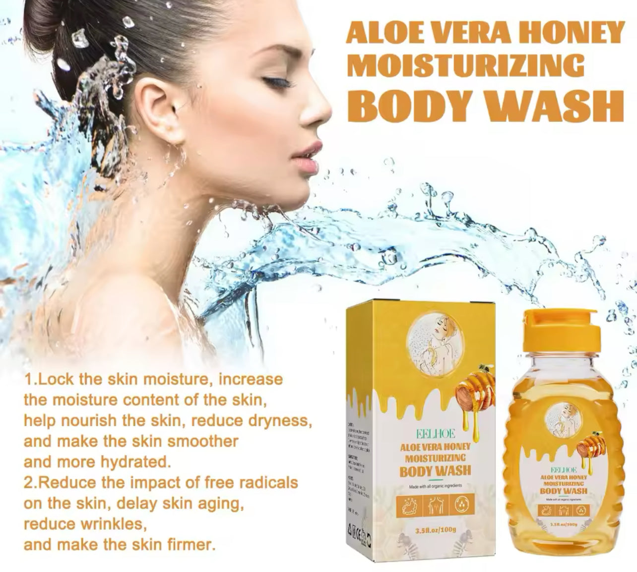 Honey Infused Moisturizing Shower Gel
