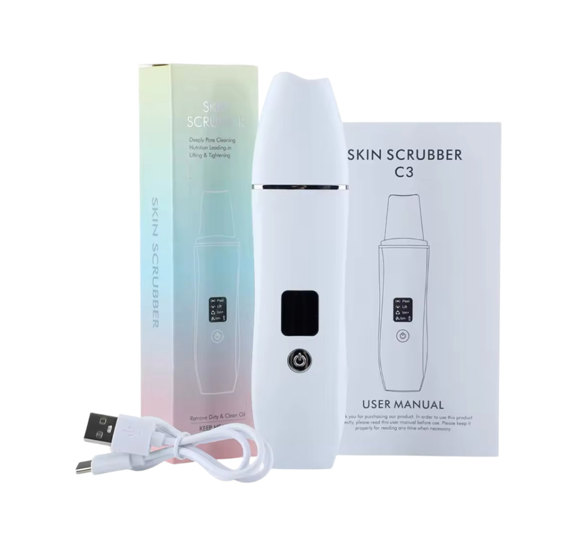 Ultrasonic Skin Scrubber Deep Clean & Facial Lifting Tool
