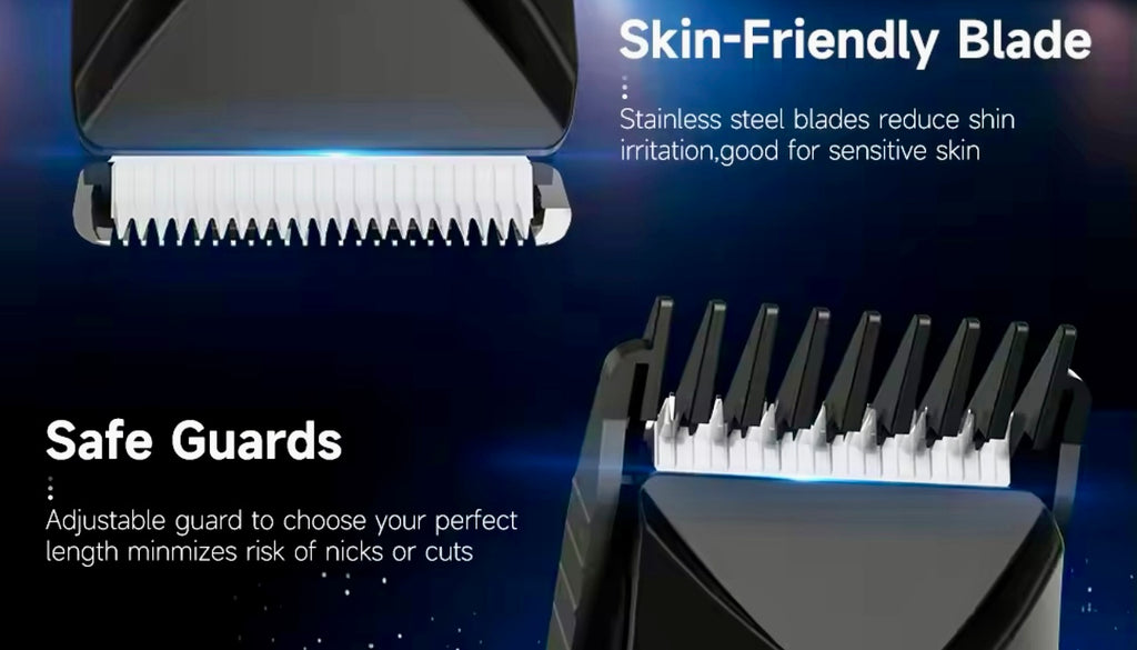 Men’s Grooming Kit Electric Hair Trimmer & Body Clipper