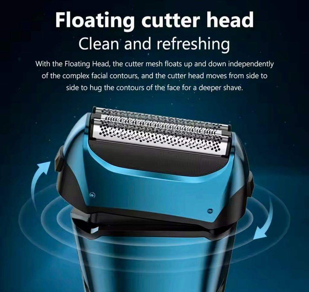 Electric Razor for Men Wet & Dry Foil Shaver & Beard Trimmer