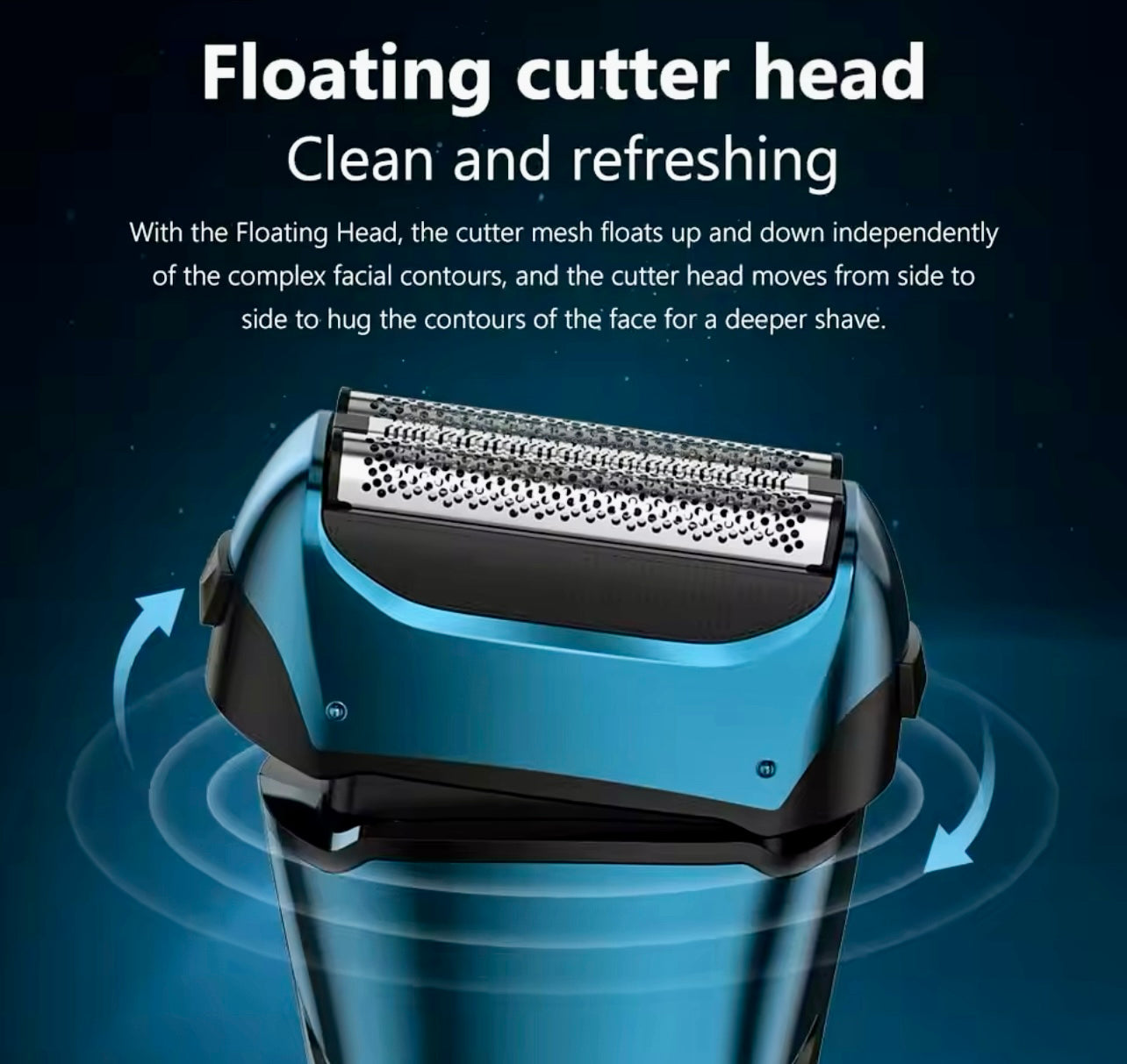 Electric Razor for Men Wet & Dry Foil Shaver & Beard Trimmer