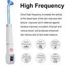 High Frequency Electrode Wand Glass Tube Acne Spot Remover