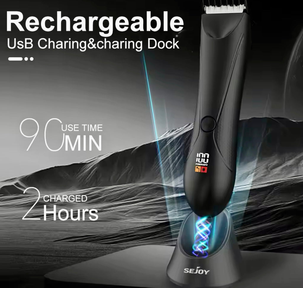 Men’s Grooming Kit Electric Hair Trimmer & Body Clipper