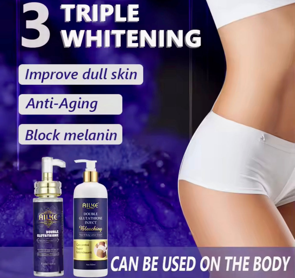 Brightening Face & Body Serum with Glutathione, Aloe Vera & Vitamin C