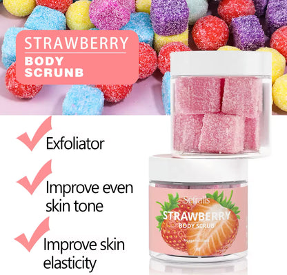 Strawberry Body Scrub Exfoliating & Hydrating Scrub