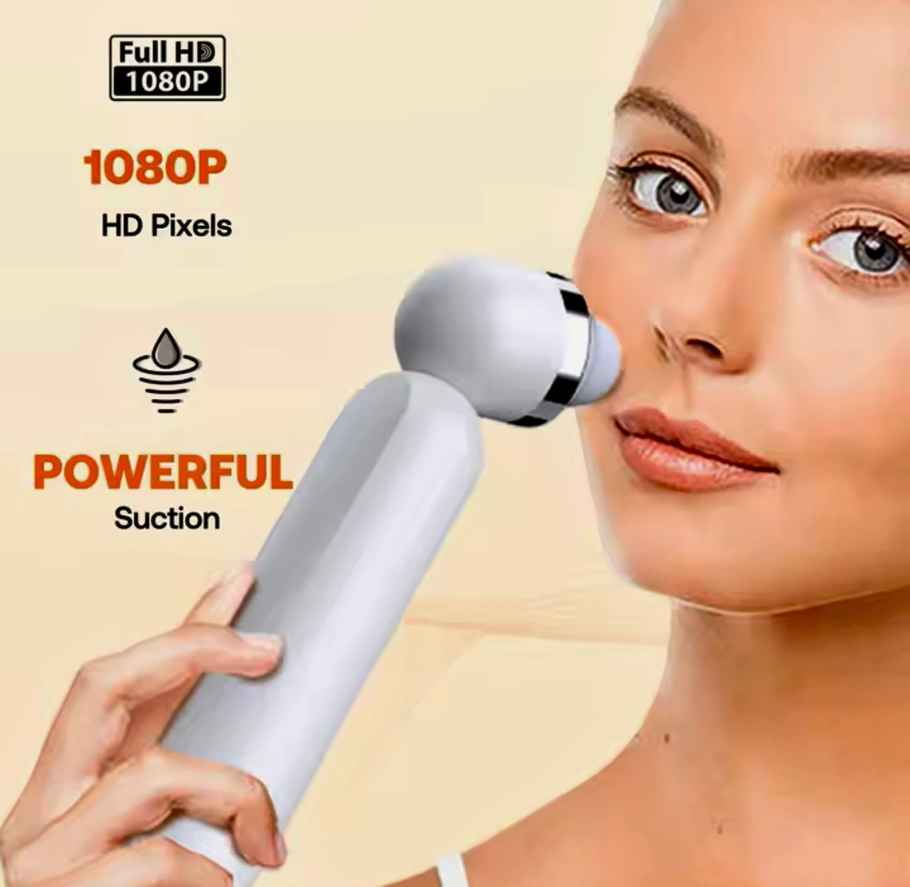 3-in-1 Adjustable Blackhead Removal Vacuum USB Pore Cleaner with Camera