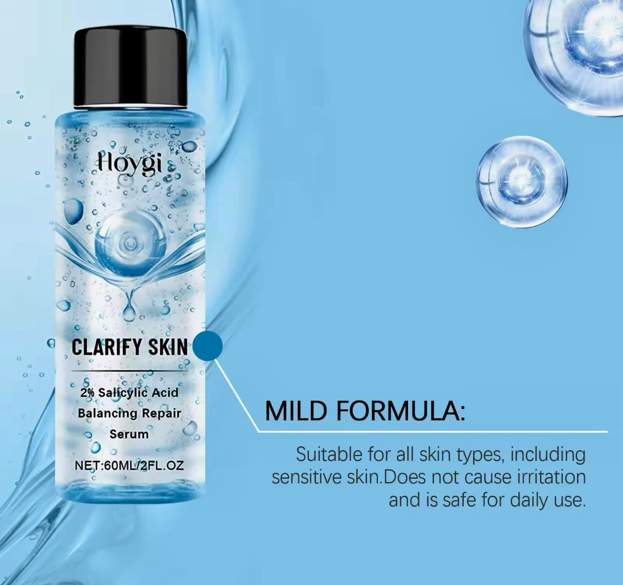 Salicylic Acid Repairing Facial Serum  Pore Refining & Oil Control Treatment