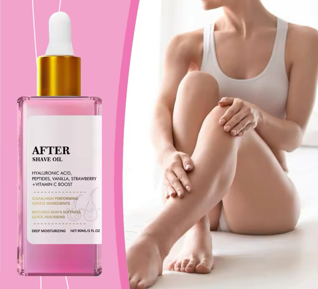 Strawberry Vanilla After Shave Oil 90ml