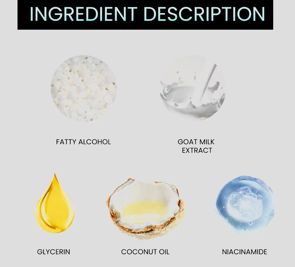 Goat Milk & Niacinamide Shower Gel Brightening & Moisturizing Body Wash