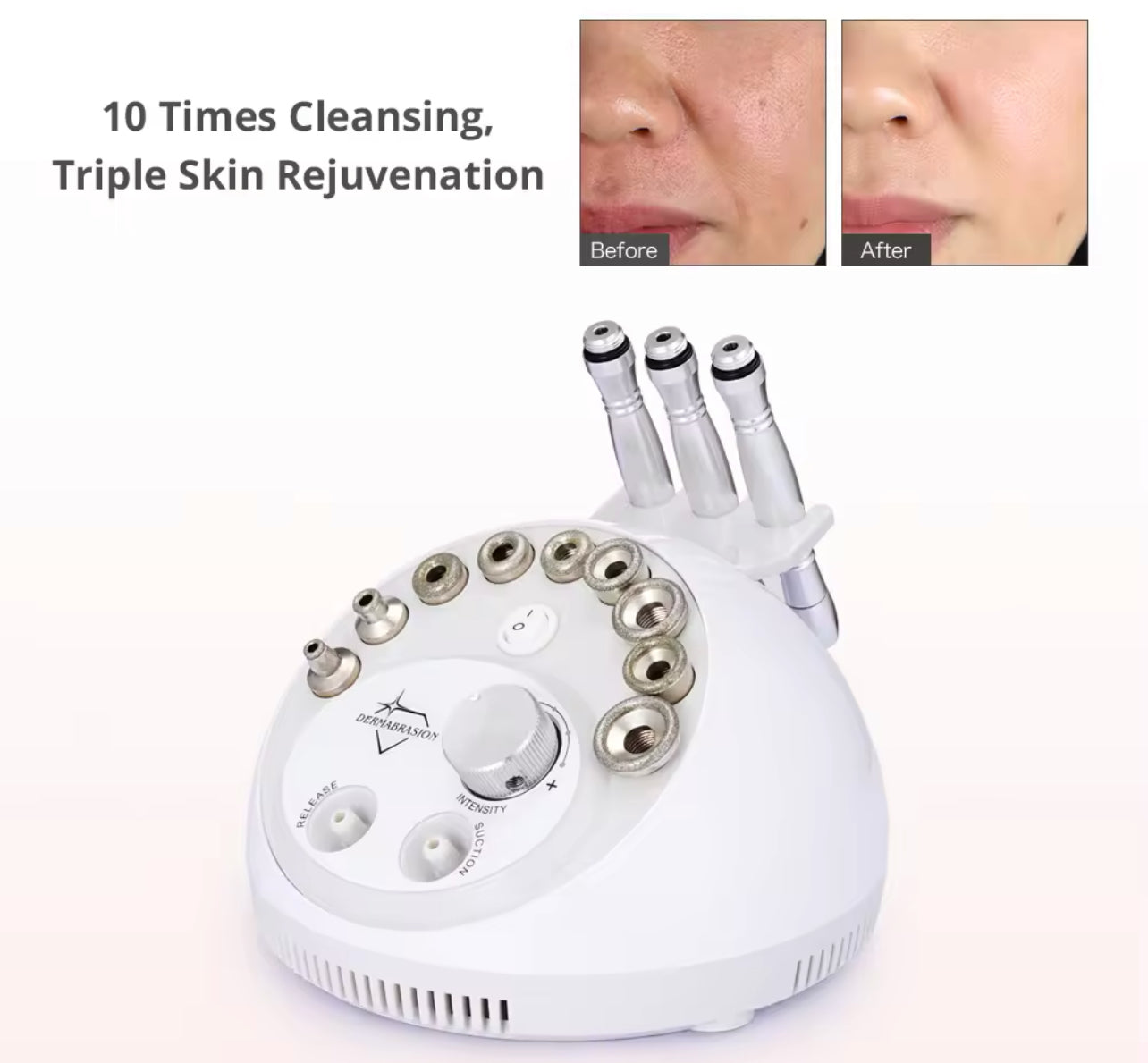 Professional Diamond Microdermabrasion Machine Exfoliation & Blackhead Removal System