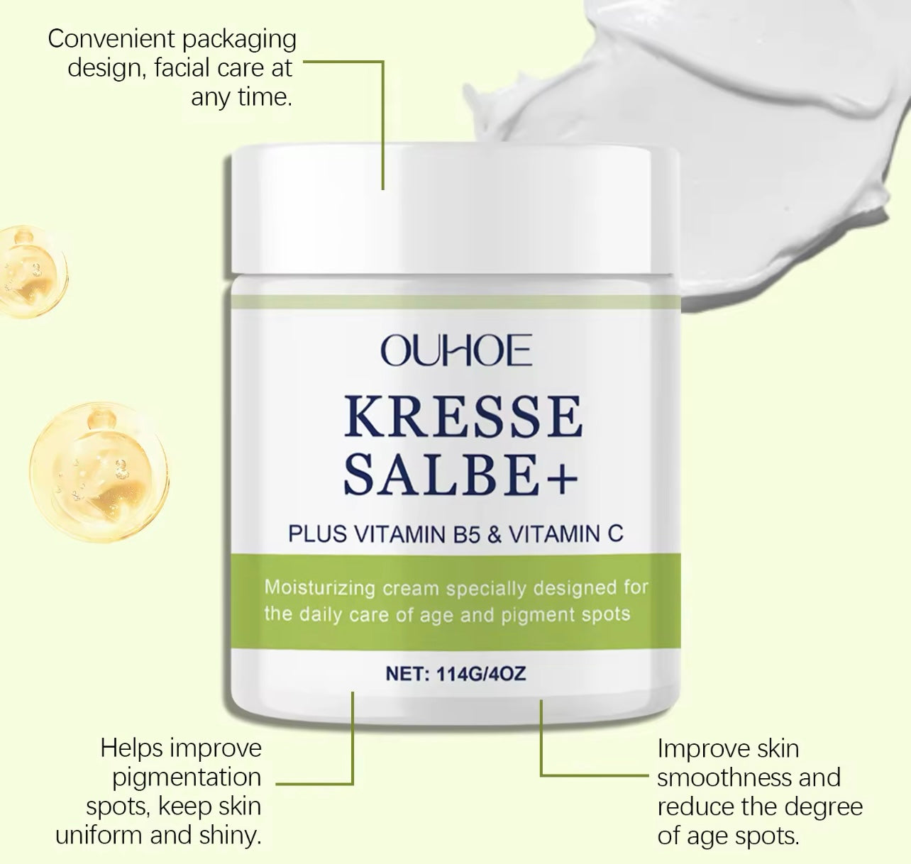 Kresse Salbe Spot-Reducing & Anti-Wrinkle Moisturizing Cream