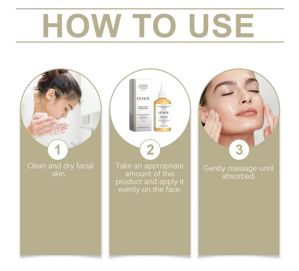 7% Glycolic Acid Toning Solution Facial Toner