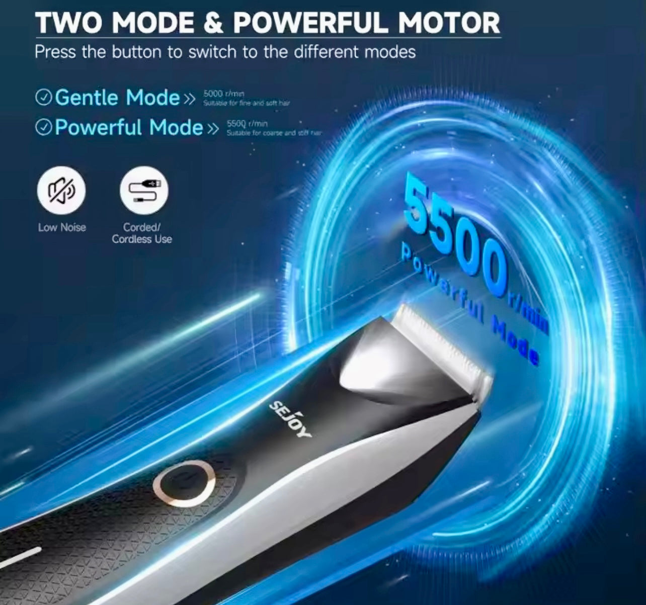 Men’s Grooming Kit Electric Hair Trimmer & Body Clipper
