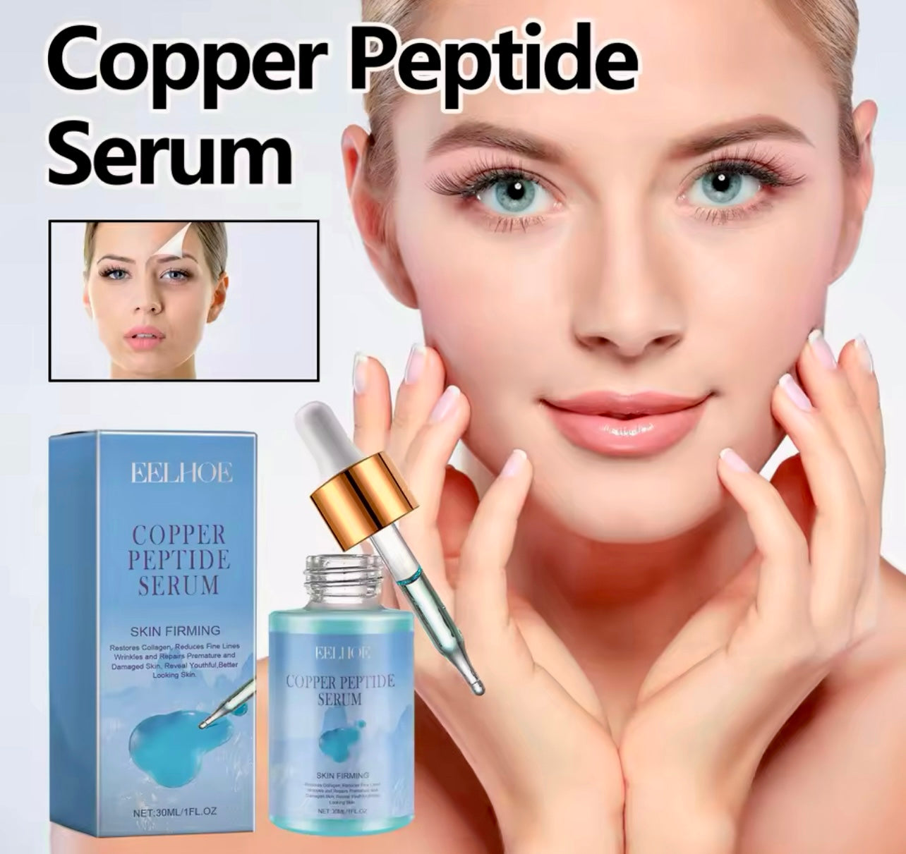 Copper Peptide Facial Essence Anti-Wrinkle & Deep Hydration