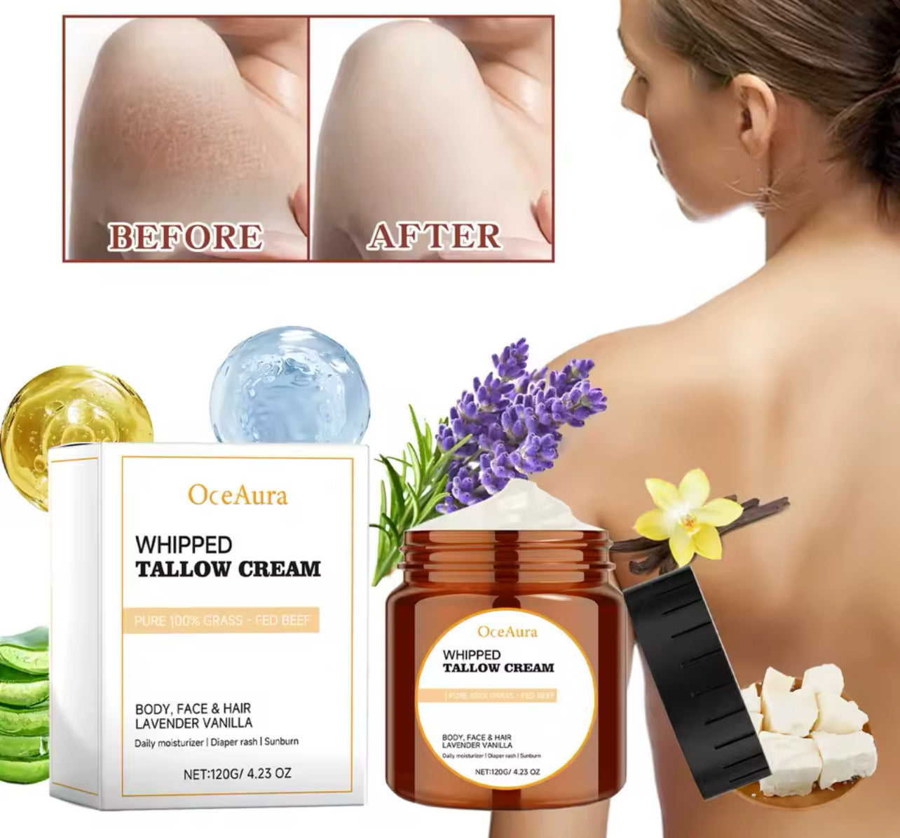 Tallow Moisturizing Body Cream