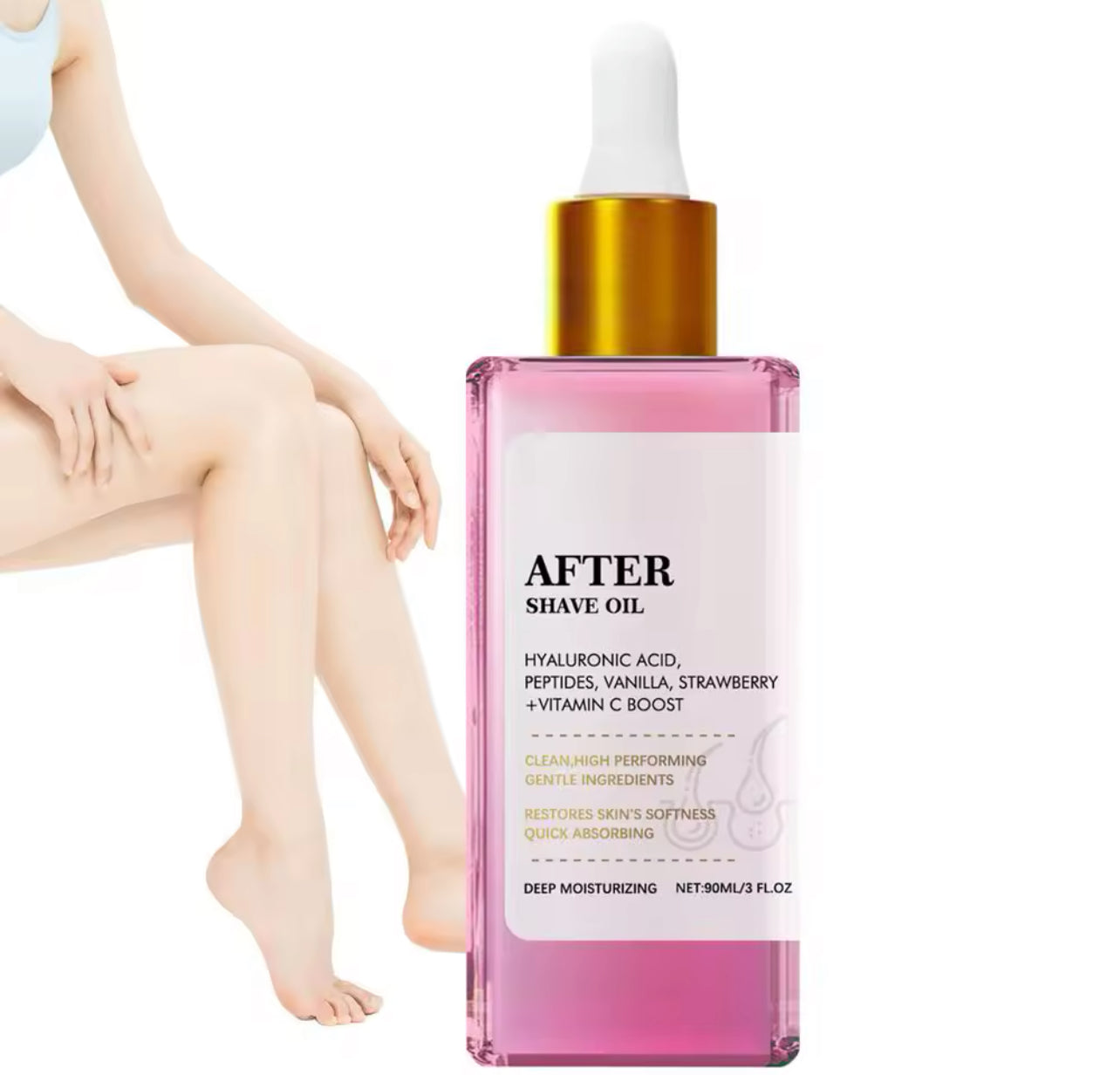 Strawberry Vanilla After Shave Oil 90ml