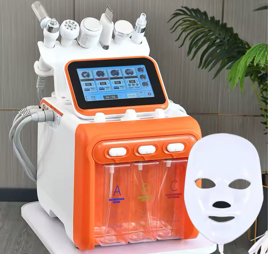 Hydro Microdermabrasion Facial Machine Aqua Peeling & Oxygen Jet Skin Scrubber