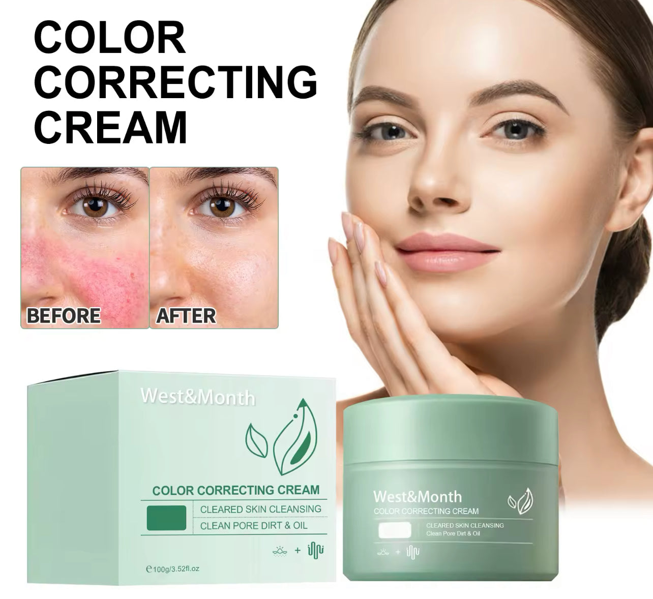 Redness Repair & Color Correcting Face Cream 100g