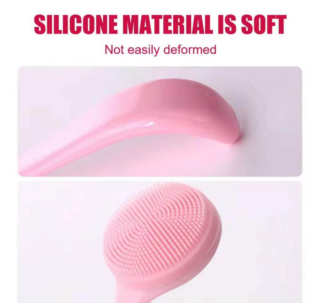 Silicone Face Wash Brush Soft, Skin Friendly Scrubber for Blackhead Removal