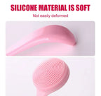 Silicone Face Wash Brush Soft, Skin Friendly Scrubber for Blackhead Removal